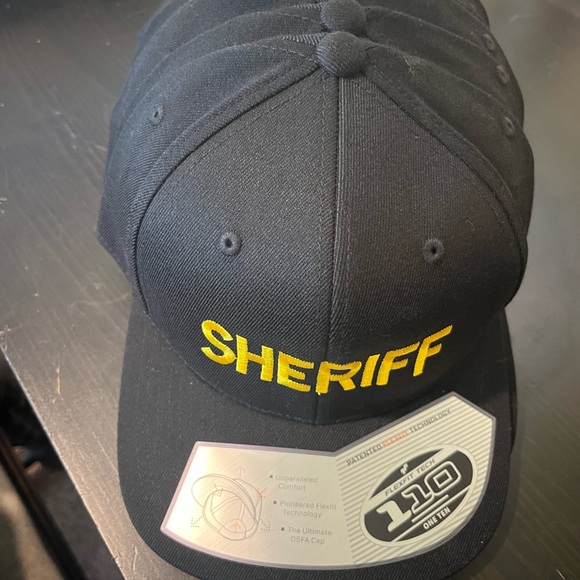 Flexfit Other - FLEXFIT 110 Black Sheriff Hat
